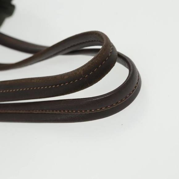 PRADA Tote Bag Nylon Green Gold Auth 98443 - Picture 7 of 16